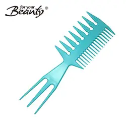 Restoring The Old Way Hair Partition Styling Plastic 3 Sided Pick Texture Comb
