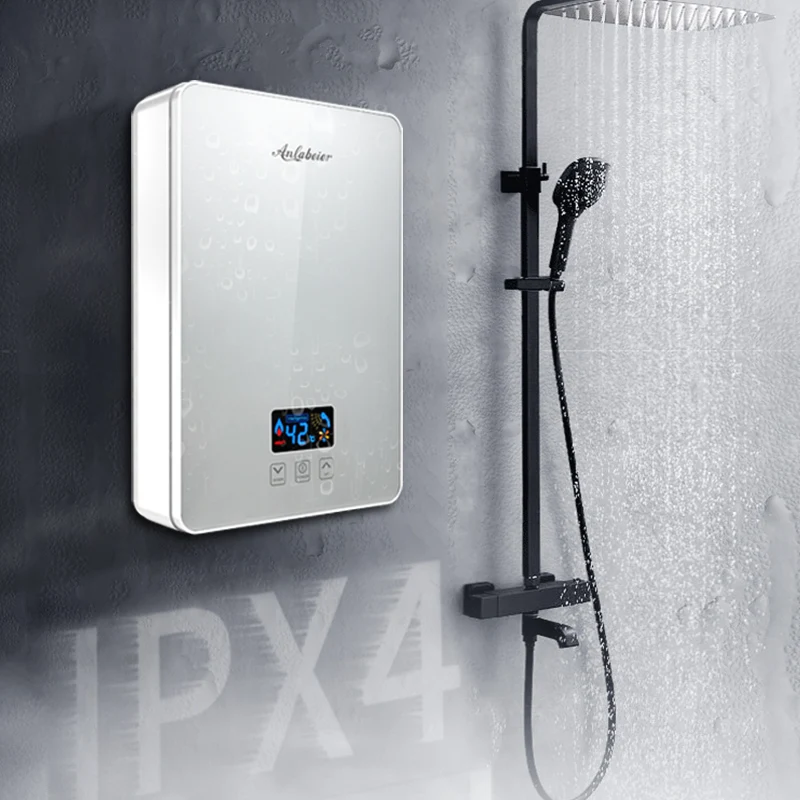 220/380V 6000W tankless shower room water heater 220V electric geyser thermostat boiler water heater