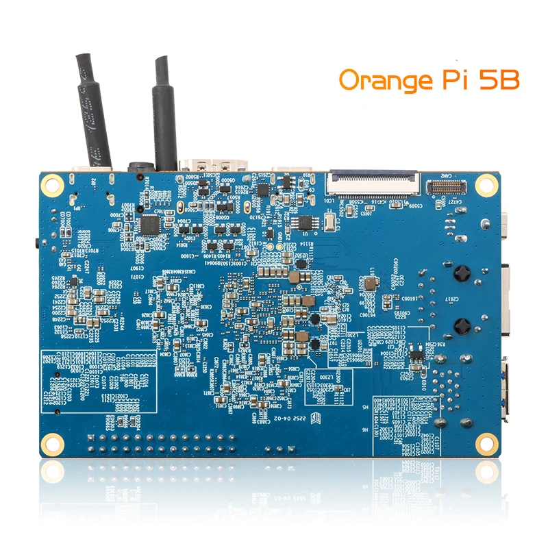Orange Pi 5B 4GB RAM+32GB EMMC 64-bit Rockchip RK3588S Dual-band On-board WIFI+BT Gigabit Lan Port Mini PC Single Board Computer
