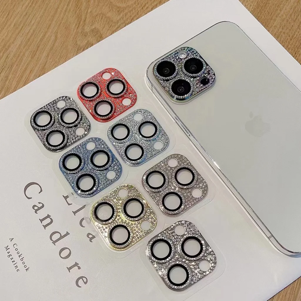 Luxury Diamond Lens Protector for Iphone 13 PRO MAX 12 11 PRO Camera Lens Protector Lens Film