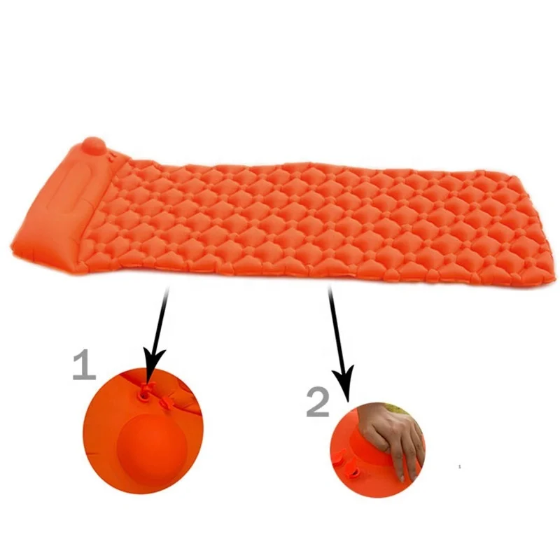 Надувная кровать для сна на открытом воздухе, нейлоновый коврик, надувной матрас для пляжа