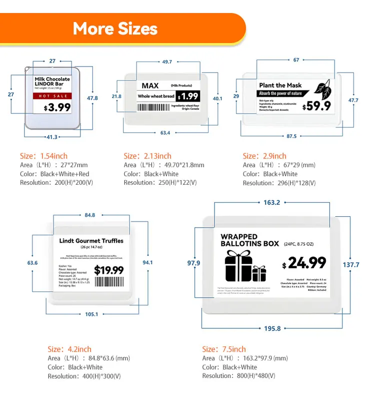 1.54 Inch Android Ios App Nfc Eink Epaper  White Label Smart Unique Keychain For Photo Display