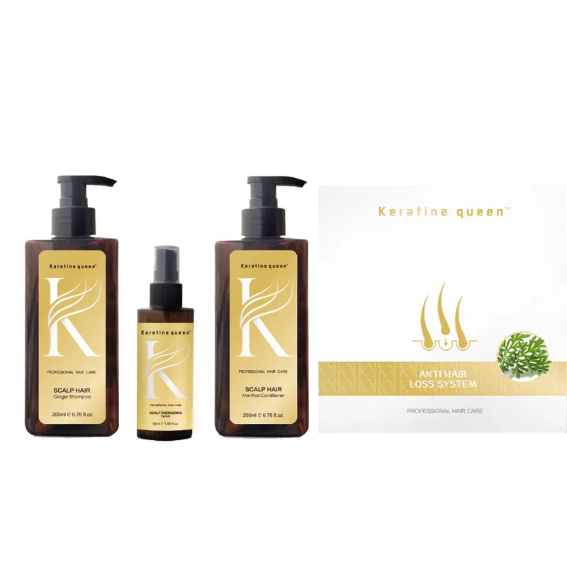 Под заказ натуральные волосы и органический имбирный шампунь и кондиционер для быстрого роста волос