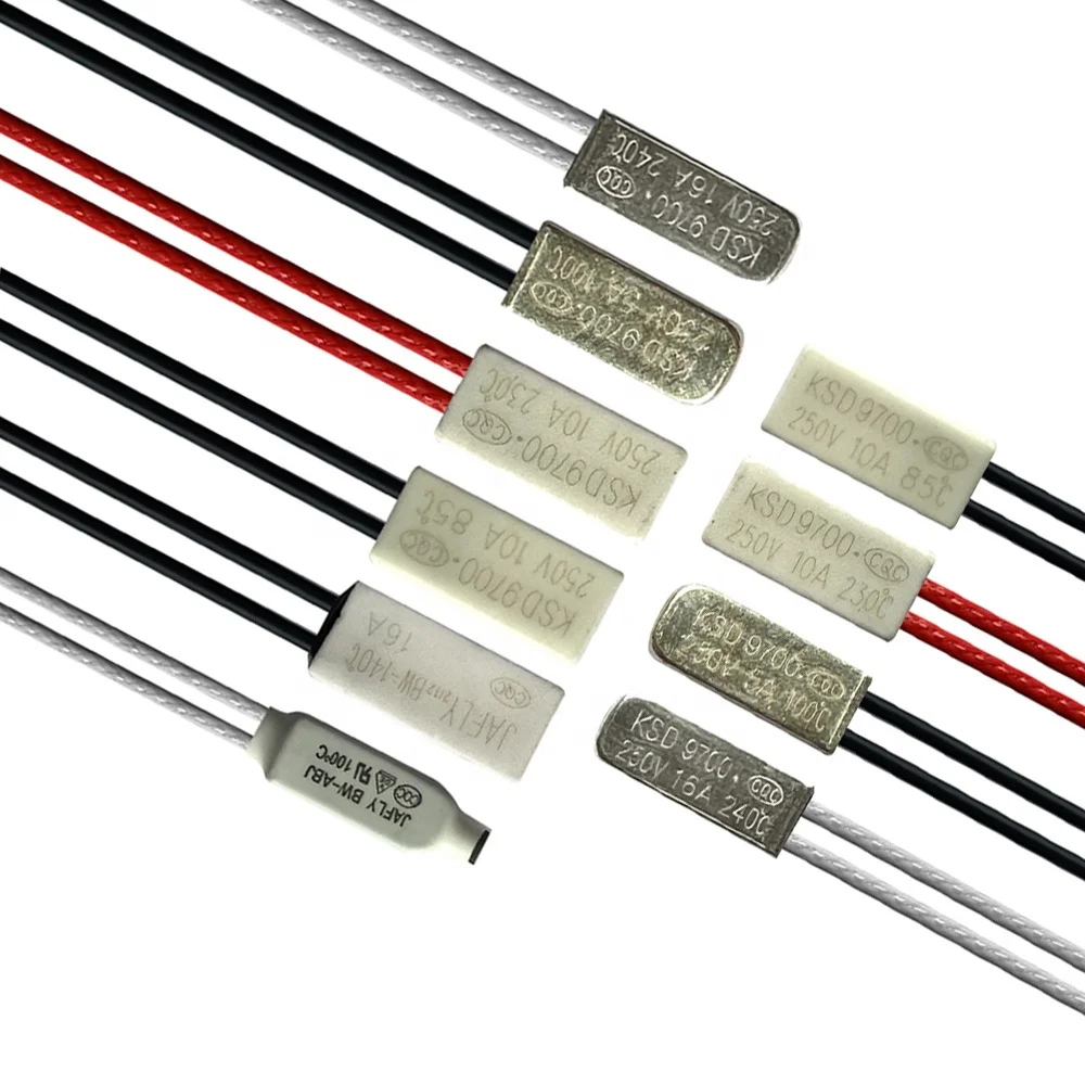 JIHUI Replace Overload Reset Temperature Switch Thermal Cutoff Switch Thermnal Cutout Switch for Fan Motor