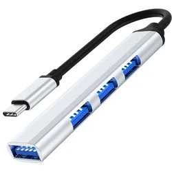 Hot Sellers On Amazon Mini USB & USB-C 4 In 1 Pot USB OTG Hub