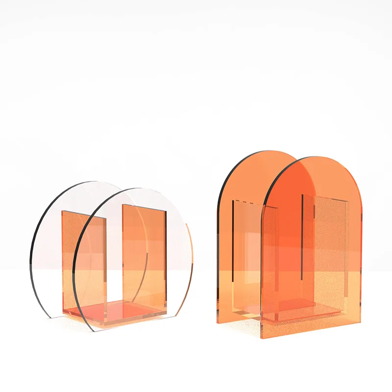 New arrival factory OEM transparent clear Acrylic plastic flower vase