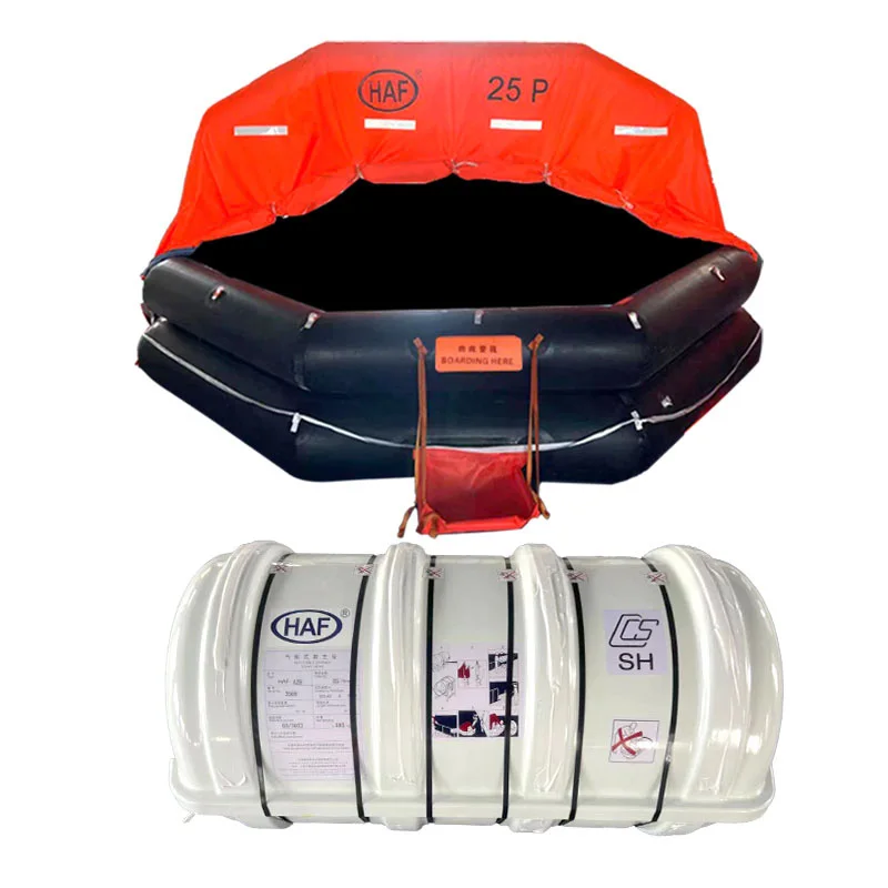 Factory Price Throw overboard inflatable life raft for yacht Inflatable  Neoprene liferaft