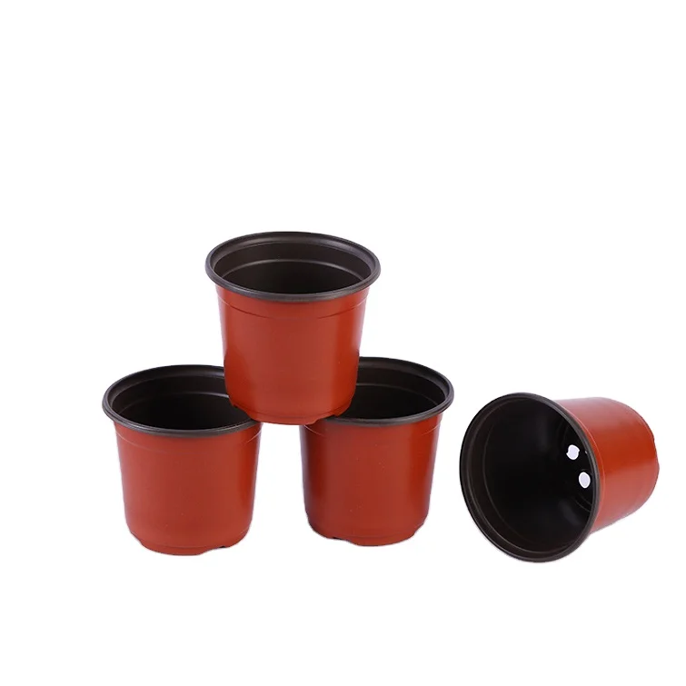 Лучший биоразлагаемый доступный цветочный горшок, цилиндрический выдувной пластиковый цветочный горшок, цветочные горшки для цветов