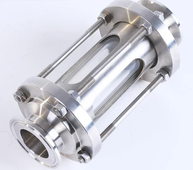 sanitary sight glass SS304 flow Indicator food grade tri clamp sight glass