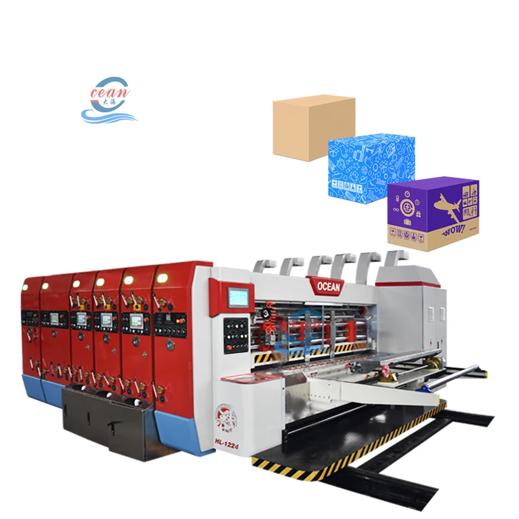 corrugated box rs4 slotter machine / carton printing slotting die-cutting machine