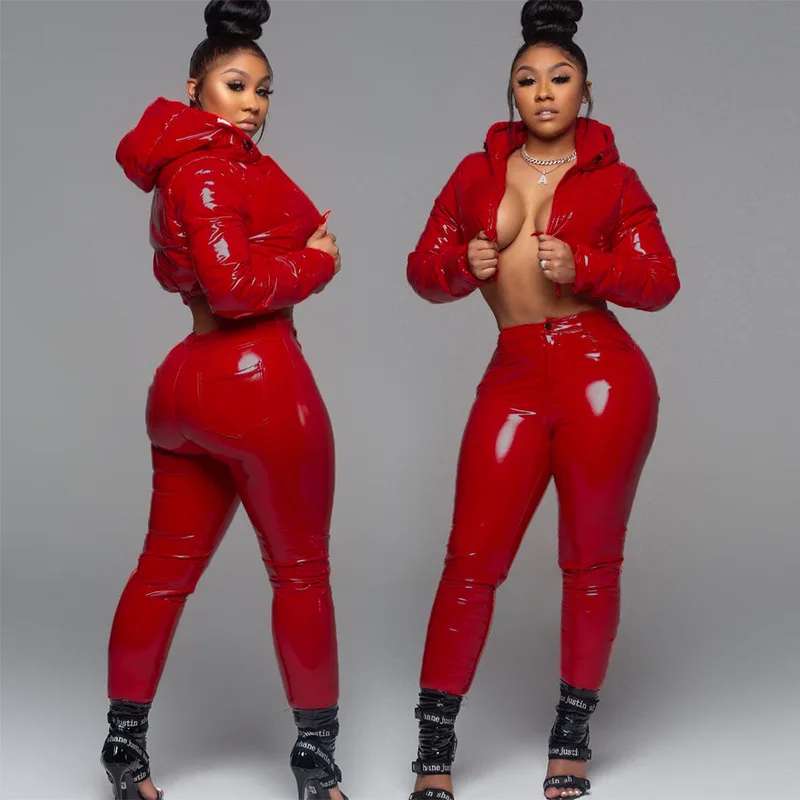 Новое поступление; Высокое качество; Женские блестящие фугу пальто куртки укороченный утепленные пуховики для дам с изображениями пузырь пальто куртки