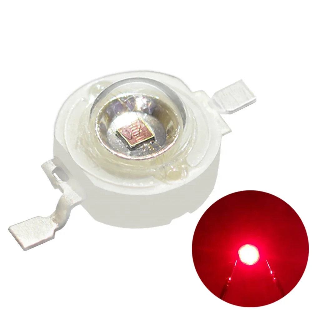 Czinelight Rohs Epistar Chip 620nm 625nm красный Мощный 3 Вт светодиодный светильник излучающий