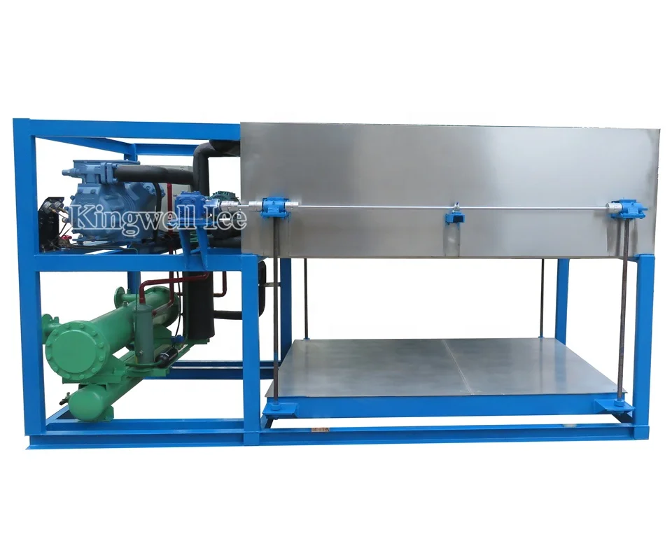 Kingwell Commercial Ice Block Making Machine 2 ton with Automatic Ice Harvest System