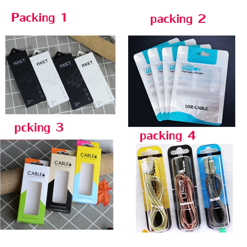  USB кабель для передачи данных iPhone/TYPE-C/Android /HUAWEI/iPad 1 М 3 0 быстрой зарядки зарядное устройство мобильного телефона Красного/черного/голубого цвета Дата-кабель 2