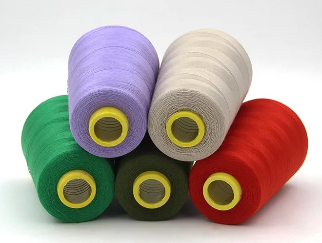  Оптовая продажа 30s/2 302 TEX 40 полиэфирная пряжа TFO вощеная швейная нить производство