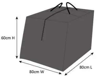 Protective Cushion Bag With 50x50x50CM And Waterproof UV Resistant Outdoor Sun Protection Garden Patio Furniture Cover