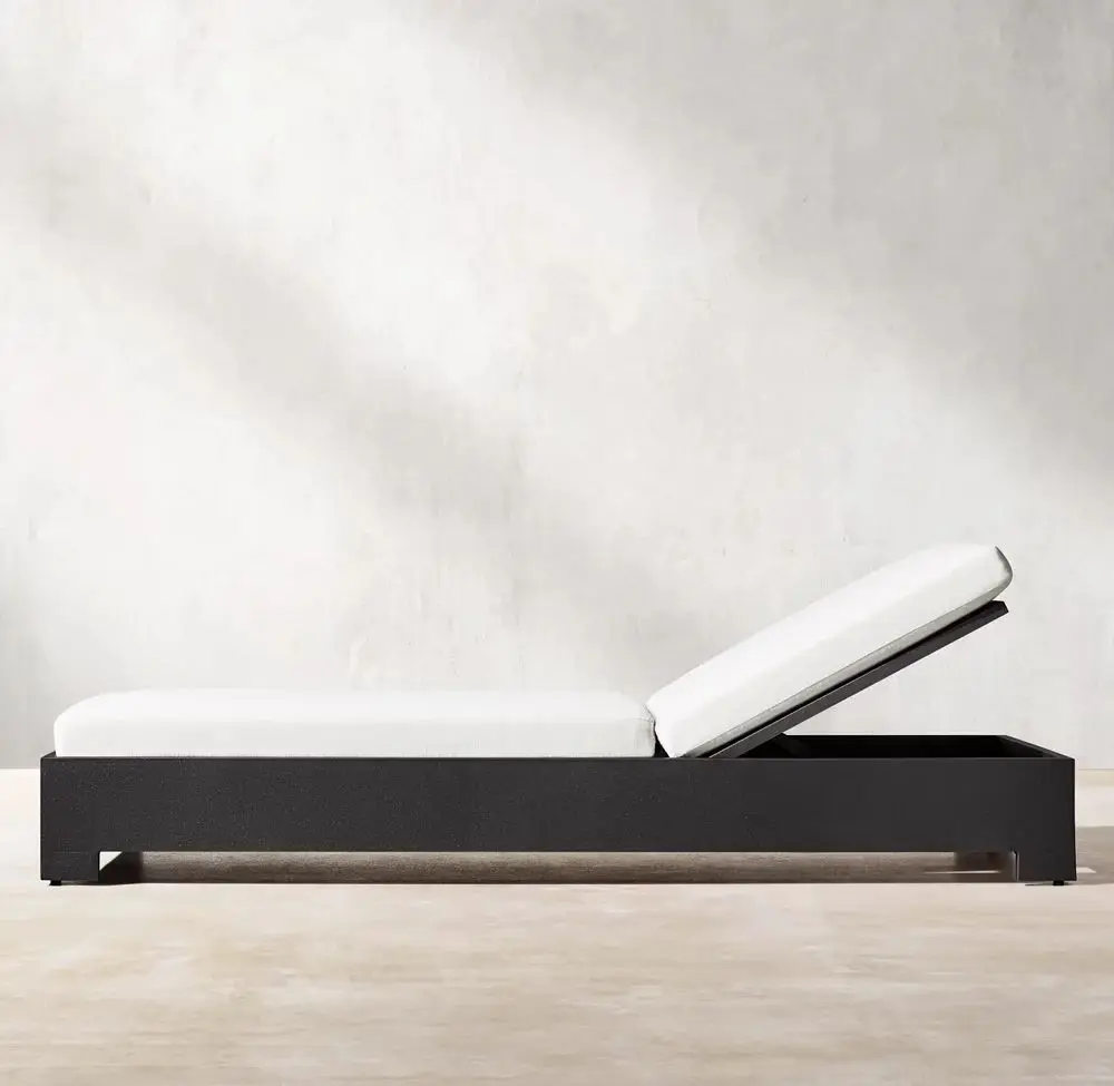 garden folding sunbed hotel custom beach chairs swimming pool lounge chair sun loungers outdoor furniture