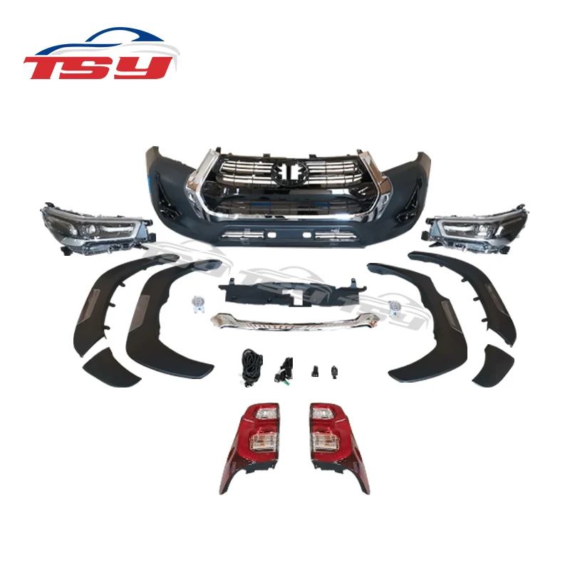 2021 New Design Auto Spare Parts Kits  Body Kit Body KIT For Hilux  Revo 2015-2019 Upgrade To 2020