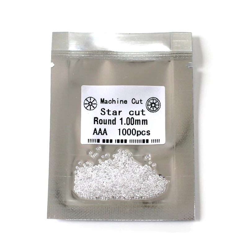 Wholesale gemstone round cut white cz loose gemstone cubic zirconia