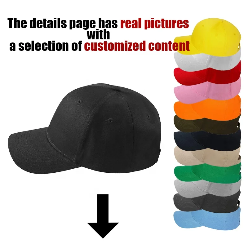 Спроектируйте свой собственный высококачественный 6-панельный спортивный модный головной убор с пользовательским логотипом Бейсболки Головные уборы