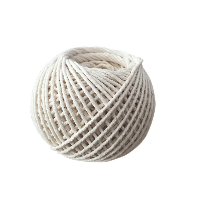 2MM 100M coloured cotton twine, bakers twine,cotton twine ball for christmas gift wrapping