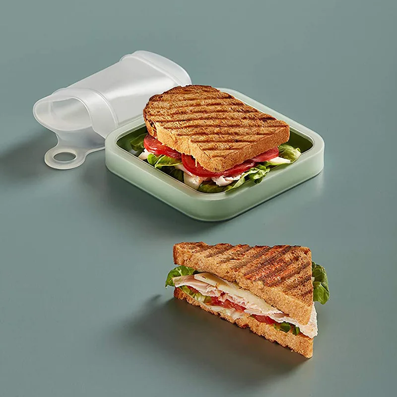 Hot Selling Reusable Leak Proof soft sealed sandwich lunch box