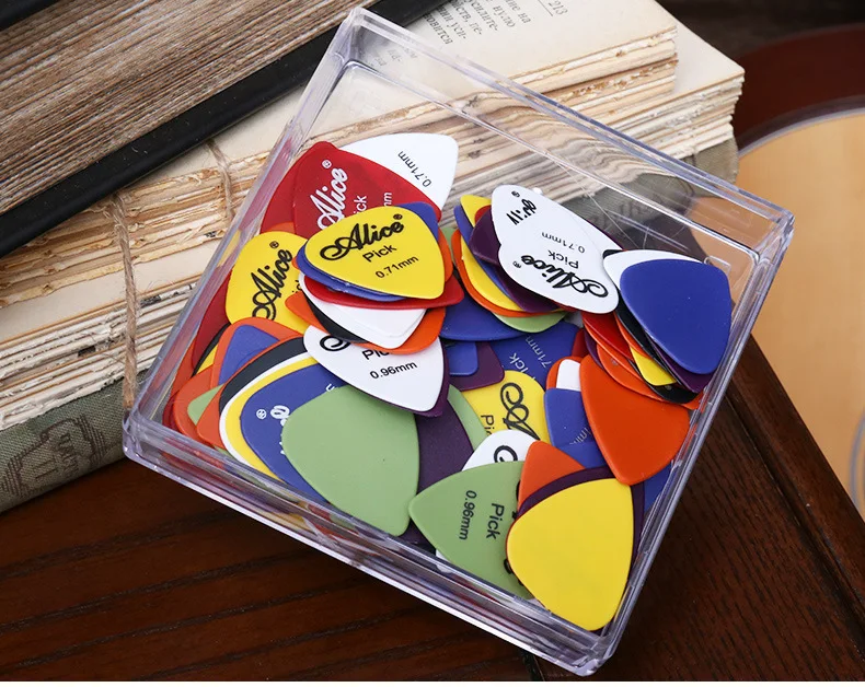 100pcs/set matte alice guitar picks guitar accessories