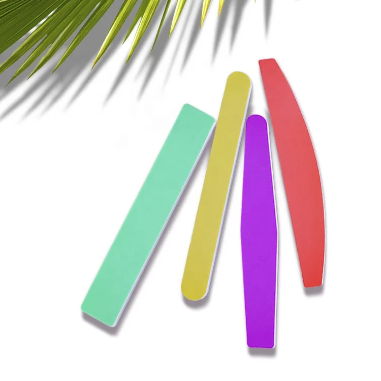 Factory Low Price Professional Emery Board Fashion Colorful Custom Logo Printed Professional File Nail Designs