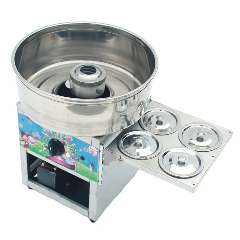 Automatic cotton candy machine professional candy cotton maker Gas candy floss machine