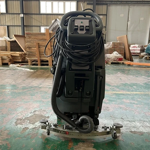 Automatic electric cleaning machine mini walk behind floor scrubber