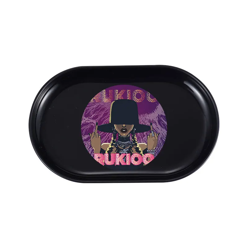 Yufan Factory Directly Mini S Size Smoke Shop Accessories Rolling Tray Tobacco Rolling Tray