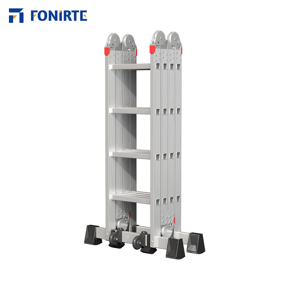 Ladder 4x3 FT-403B New Hot sale  insulated 3.46M lightweight folding step ladder For Outdoor industrial multi purpose ladder
