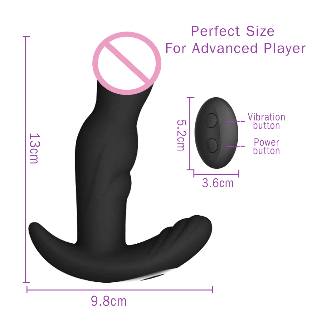 Rotating prostate massager 3-frequency rotating 10-frequency vibration adult appliance anal sex toys