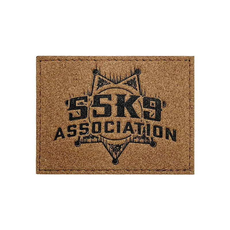 High Quality Tags Labels Factory Custom Logo Debossed Sew On Real Genuine Jeans Leather Patches for Clothing