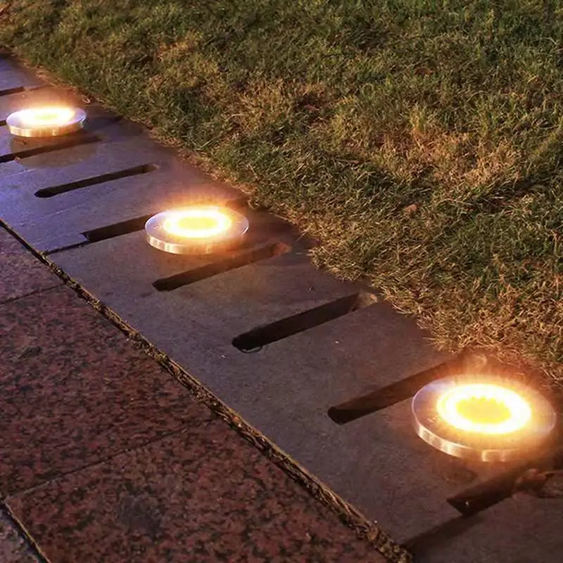 8 LED Solar Garden Lights or Hotel Exterior Decoration with Colorful Landscape Lights  CE and RoHS