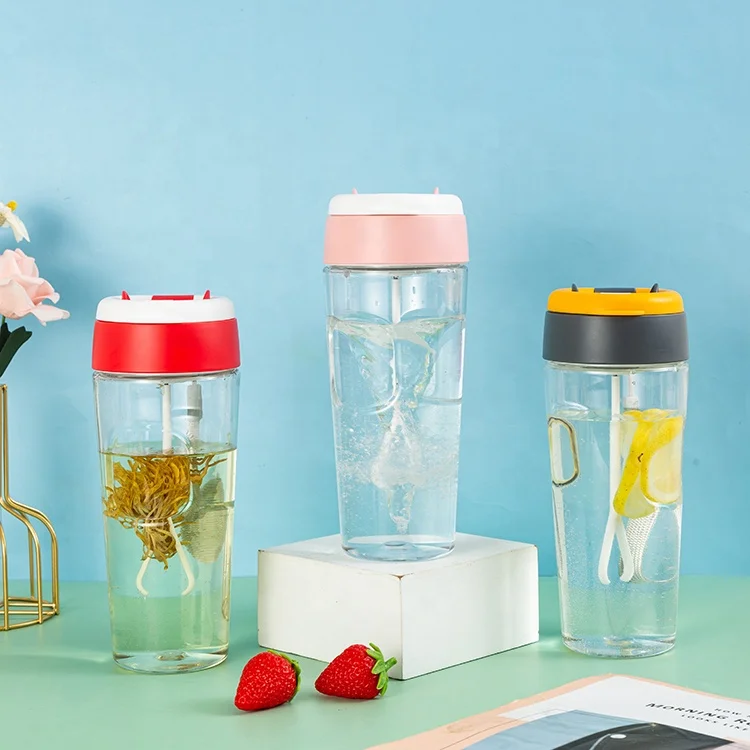 600ml 0.6L 20 Onz black battery automatic coffee mixing cup BPA free electric protein gym shaker bottles