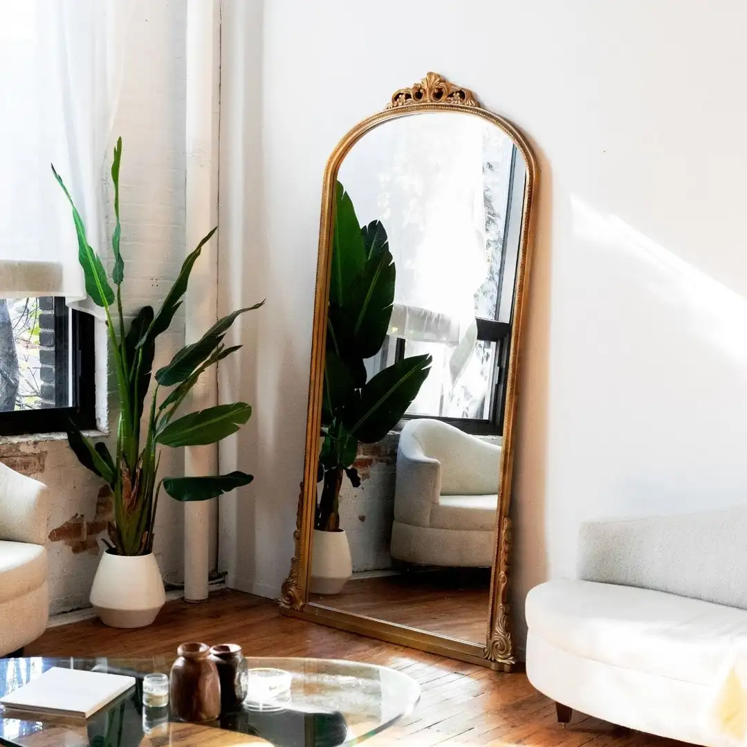 ANTIQUE FRENCH VINTAGE STANDING MIRROR