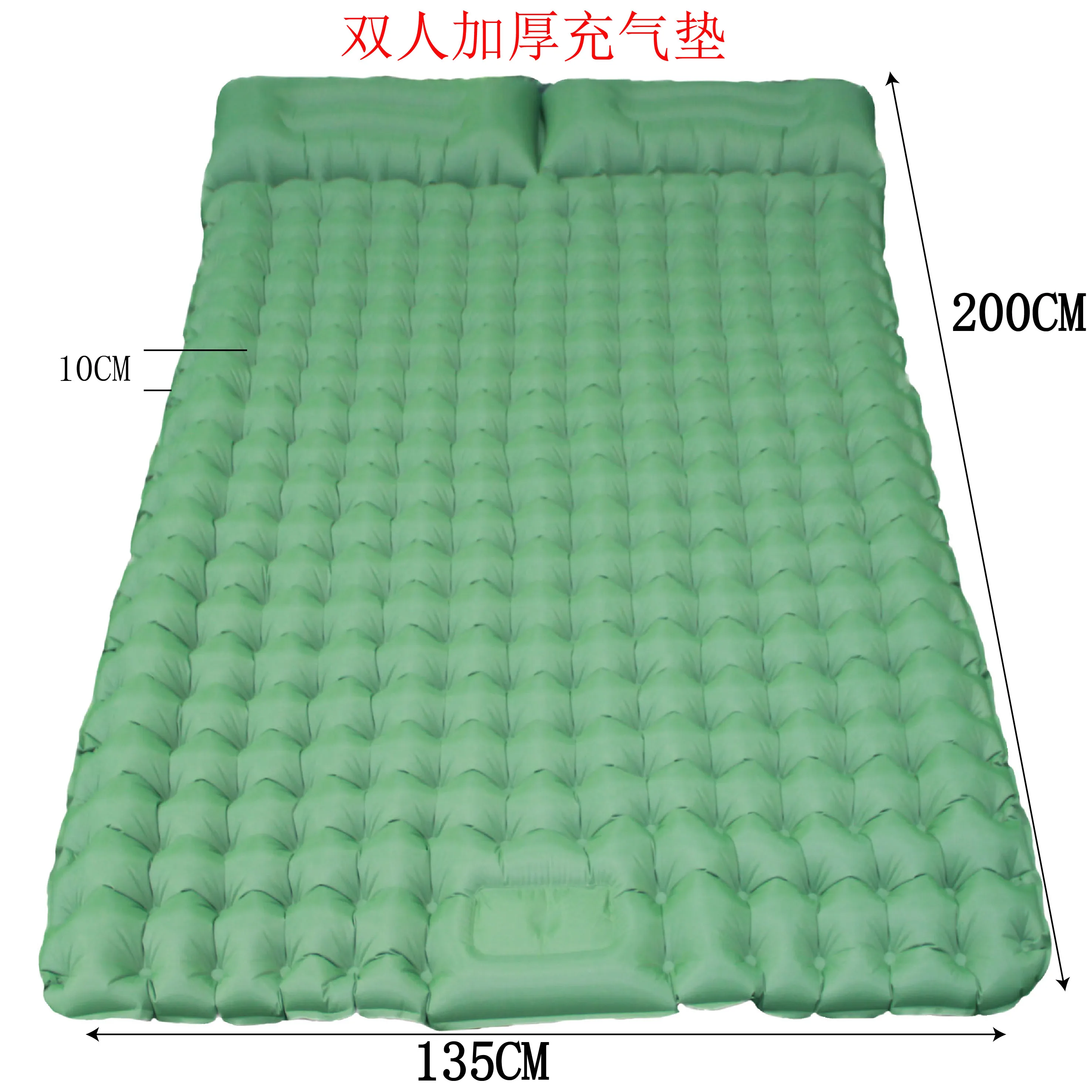 double camping sleeping pad camping sleeping pad mat double camping pad with pillow