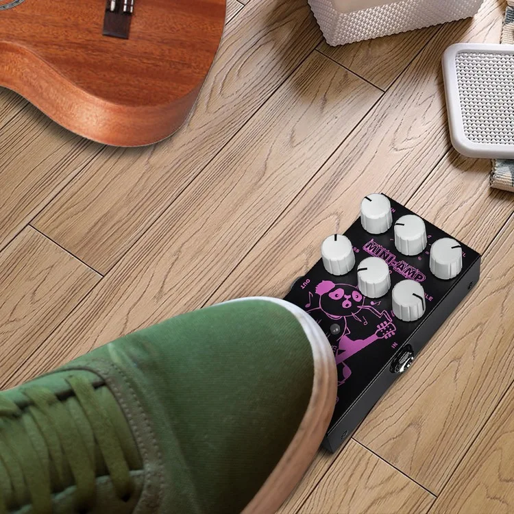 M-VAVE Electric Guitar Effects Pedal DC 9V 3-gear EQ Adjuster Portable Guitar Multi Effects Pedal 9-gear Music Effects