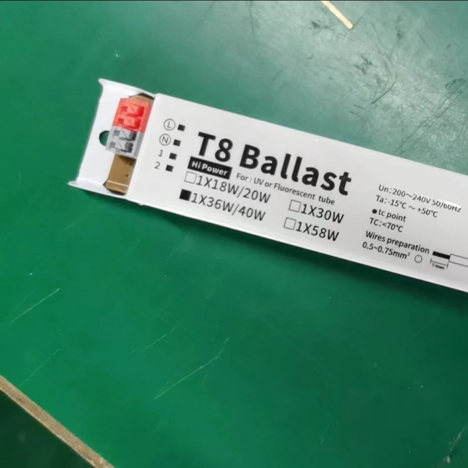 Electronic ballast T5 8W 14W T8 2x20w 2x 40w 58w for fluorescent lamp