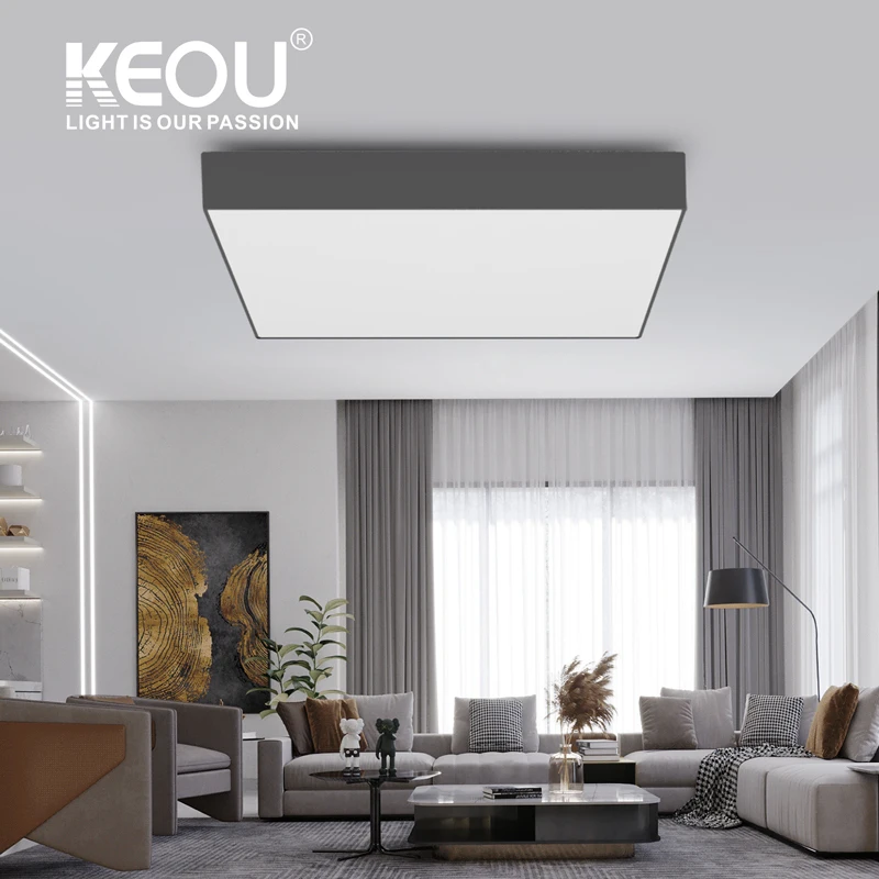 Contemporary Ceiling Design Room Lights Square 24W 36W Led Ceiling Lamps For Home