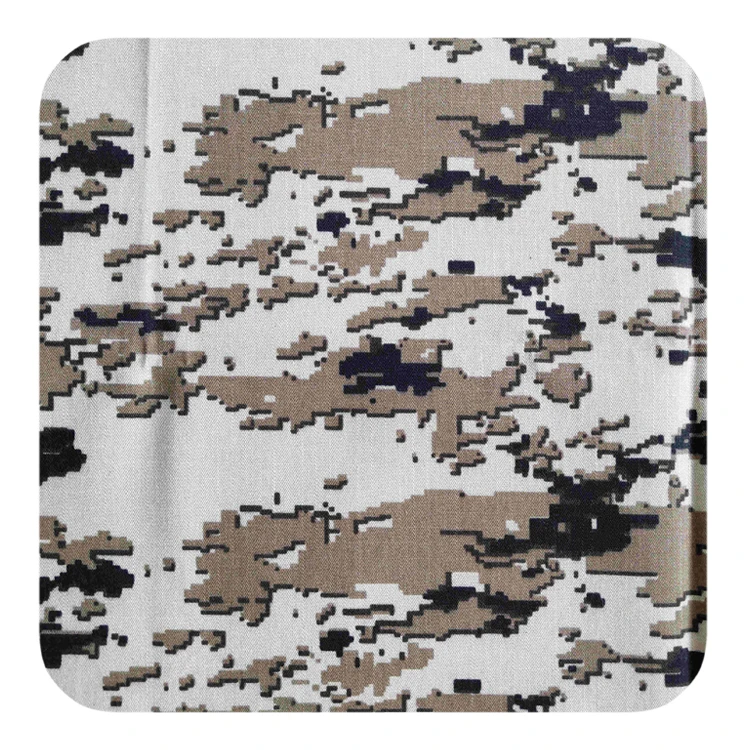 2021 New Military Desert IRR Camouflage Printed Fabric For Uniform
