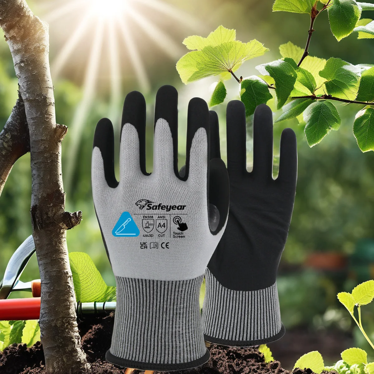 HDPE Knife Cut Proof Work Gloves Grade Level 5 Cut Resistant Gloves Anti-cut A6 Protection Safety Gloves for Glass Meat Fish etc