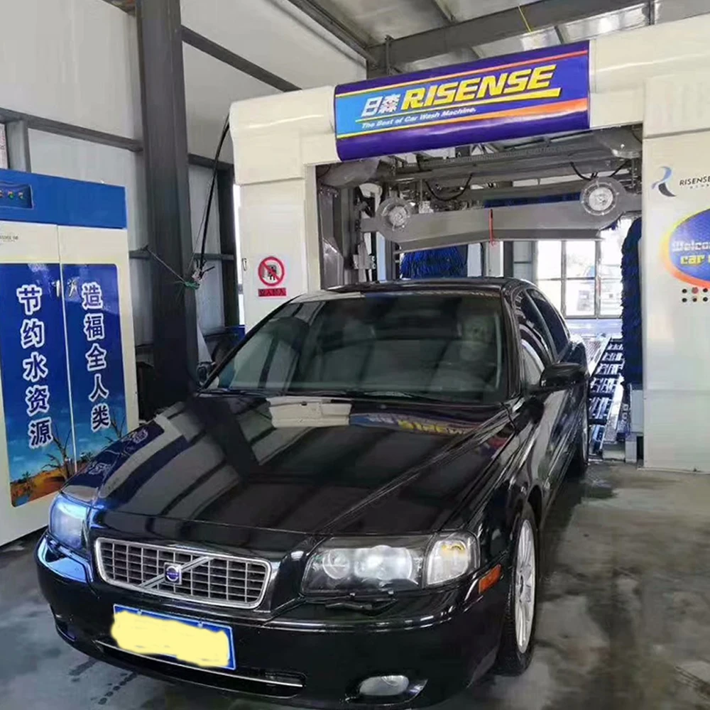 CC-690 full automatic tunnel car wash equipment for car wash with air dryer and drying brushes