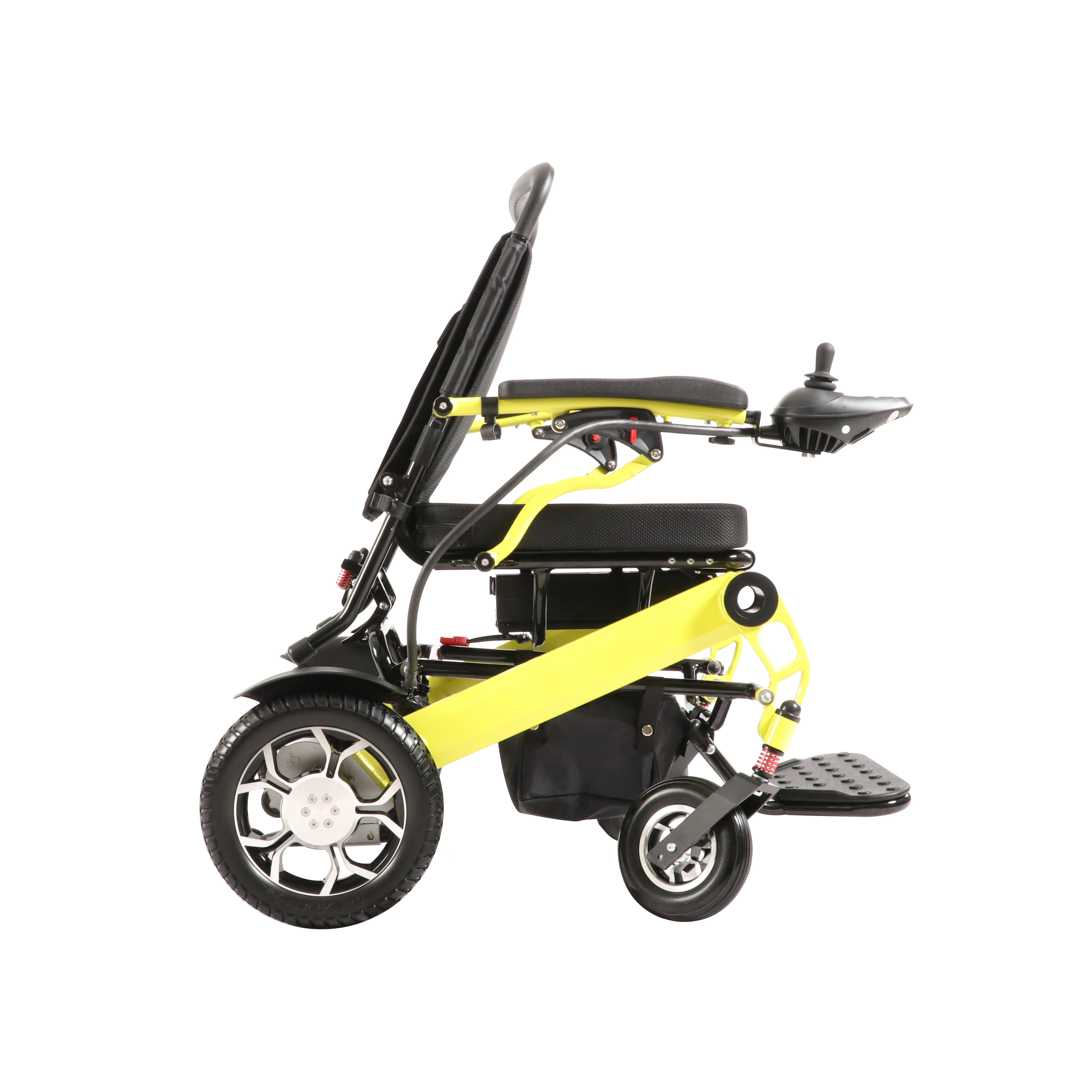JBH D25 New Released Lightest Lithium Battery Electric Wheel Chair Lightweight Portable Foldable with Long Distance
