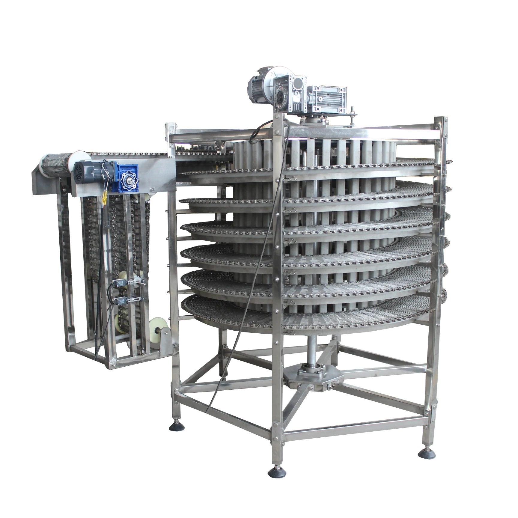 
China high quality Wholesale Flexible spiral freezer for seafood products 