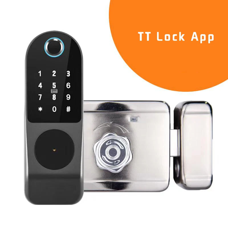 
Huaruilock Tuya Mobile App Smart Life Biometric Fingerprint Door Locks password login 