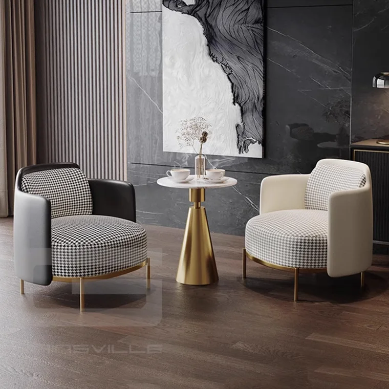 Modern Bauhaus Designer Leather Leisure Chair Comfort Single Seater Vintage Relaxing Chair