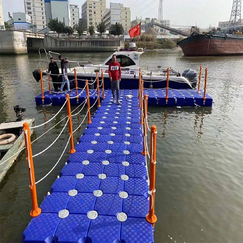 HDPE plastic Floating Pontoon For Water Park Amusement Platform