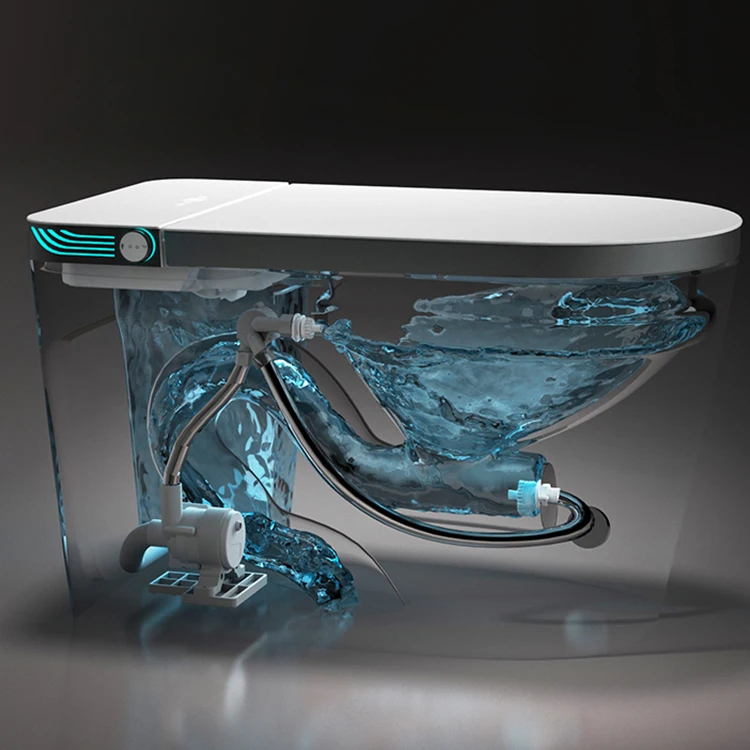 Luxury Toilet Bowl Sensor Self Cleaning Bidet Water Closet Bathroom Electric Wc Inodoros Automatic Intelligent Smart Toilet